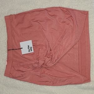 NWT By The Way knit mini skirt - dusty pink - size Small
